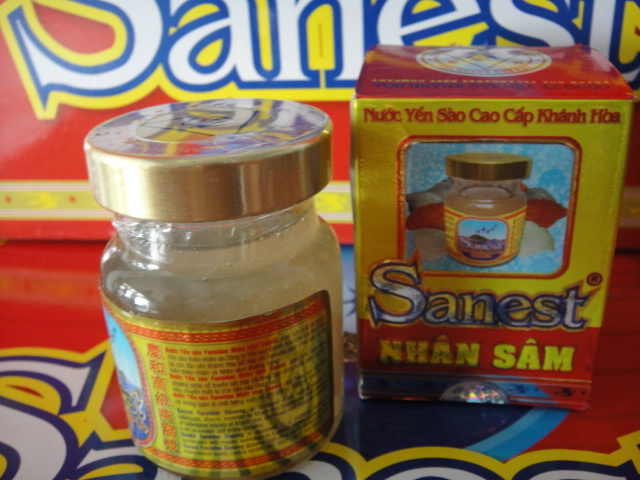 Yến Sào  Fucoidan  Nhân Sâm  Sanest  lọ 70ml